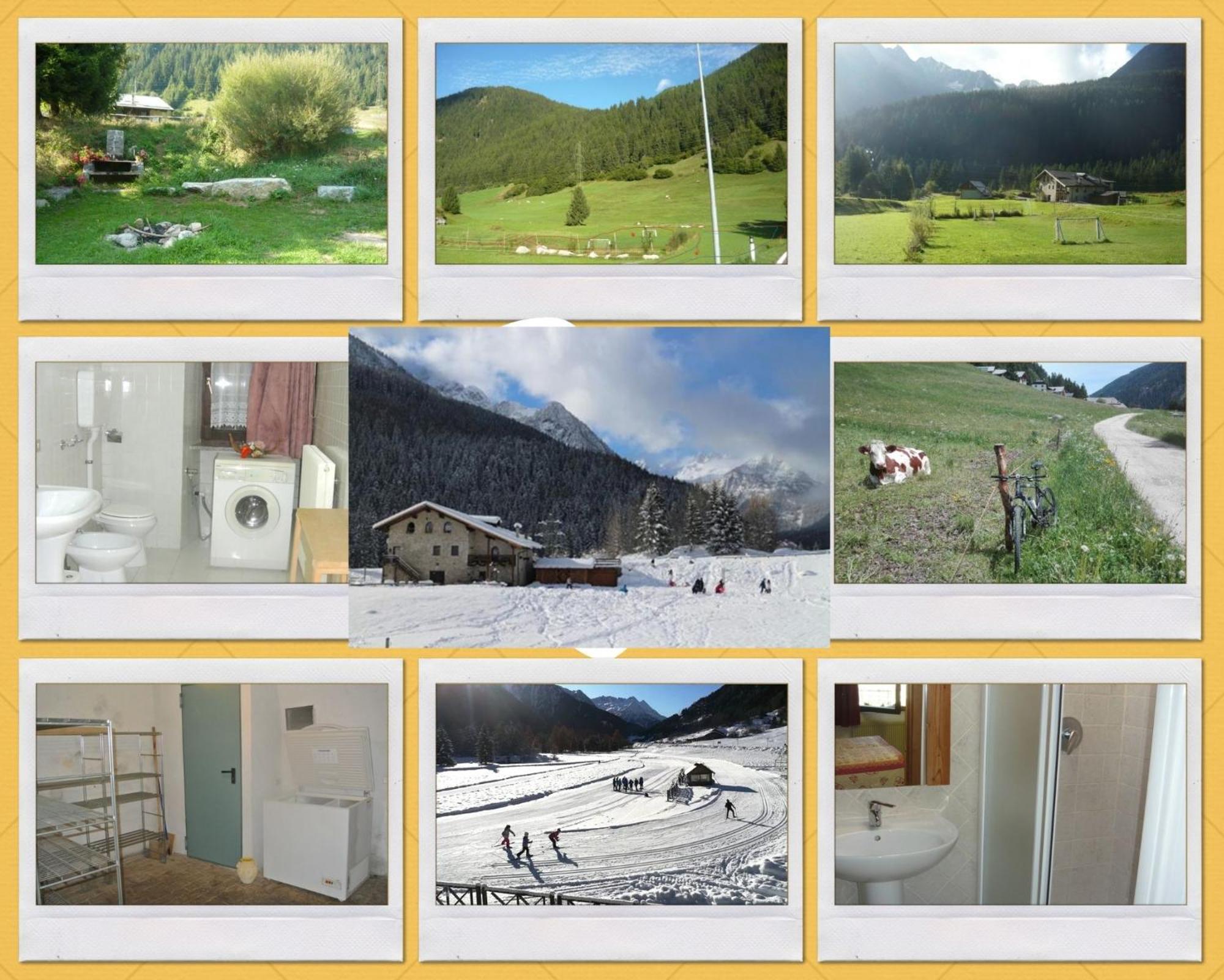 Chalet Rustico Bertolini Per Gruppi! Villa Vermiglio Ngoại thất bức ảnh