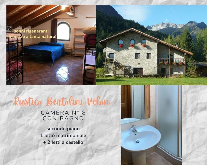Chalet Rustico Bertolini Per Gruppi! Villa Vermiglio Ngoại thất bức ảnh