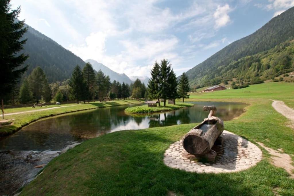 Chalet Rustico Bertolini Per Gruppi! Villa Vermiglio Ngoại thất bức ảnh